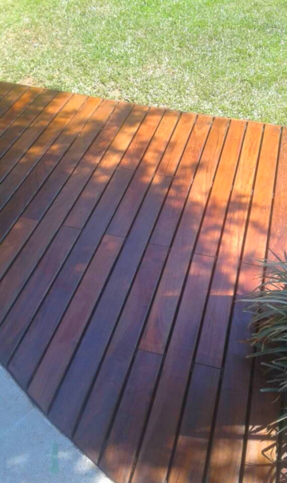 Deck de lapacho Macizo Champagne 